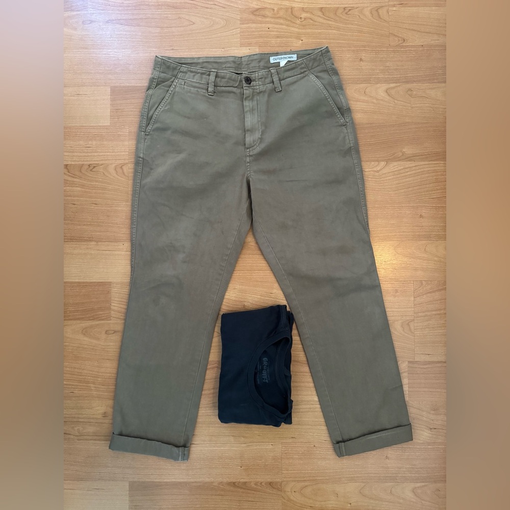 Outerknown Chino Pants + tee